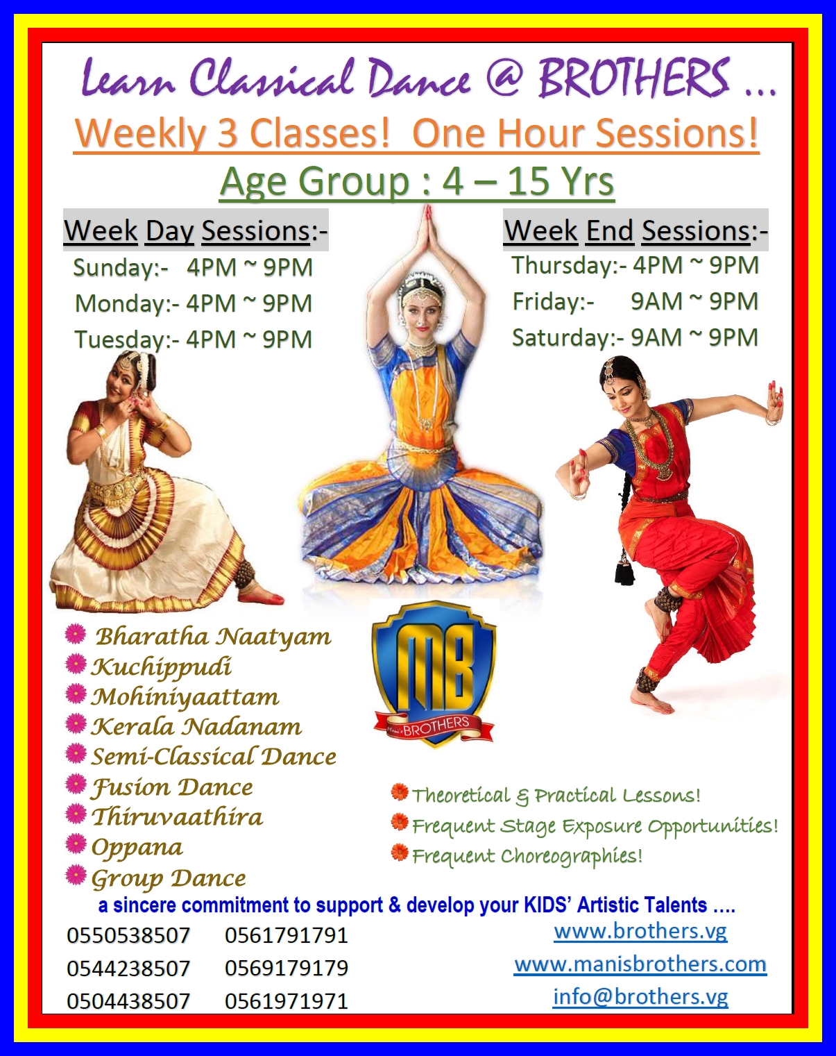 34R~ CLASSICAL DANCE CLASSES