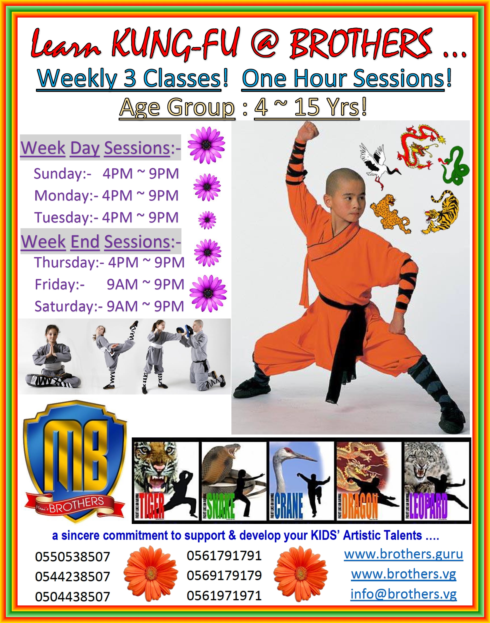 19- KUNG FU CLASSES @ BROTHERS (FINAL) 2019