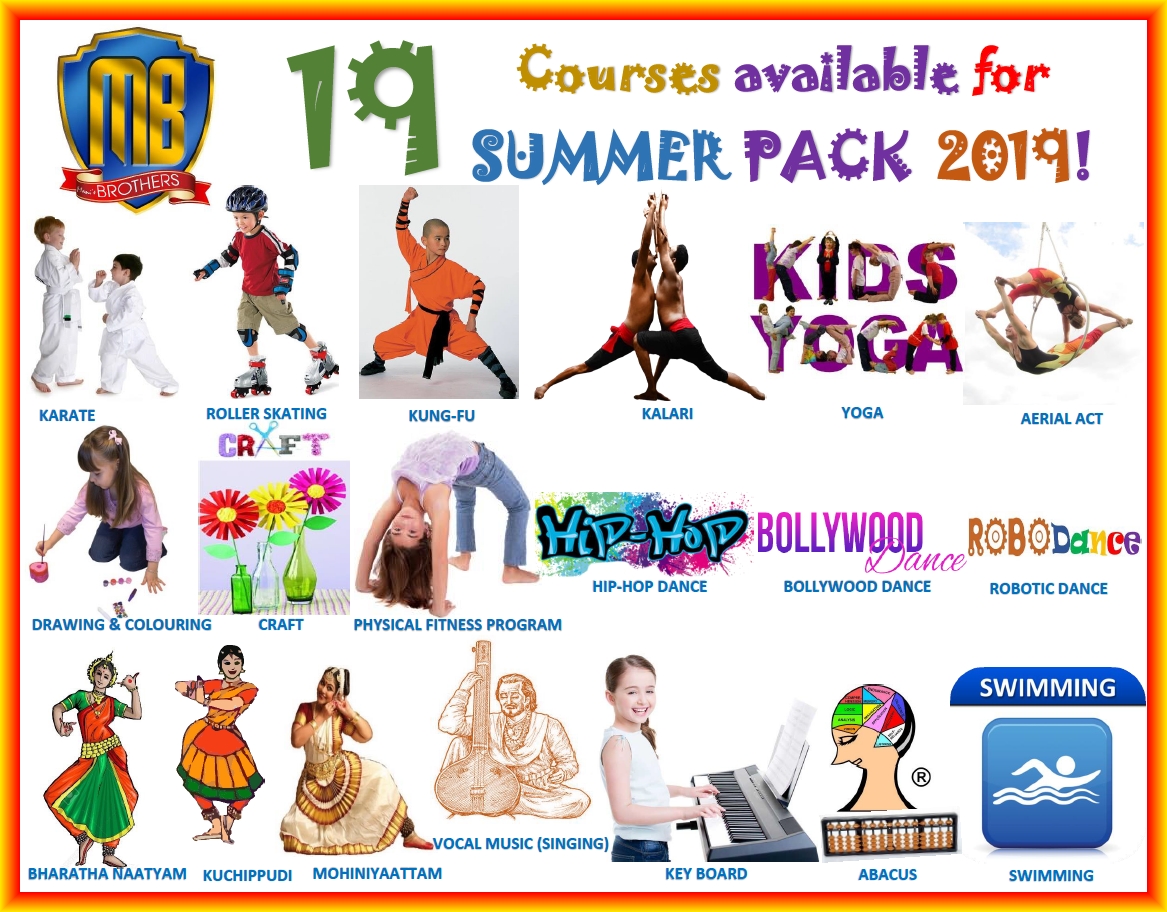 A ~ COURSES FOR SUMMER PACK 2019